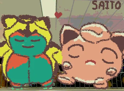 snorlax and jiggly
