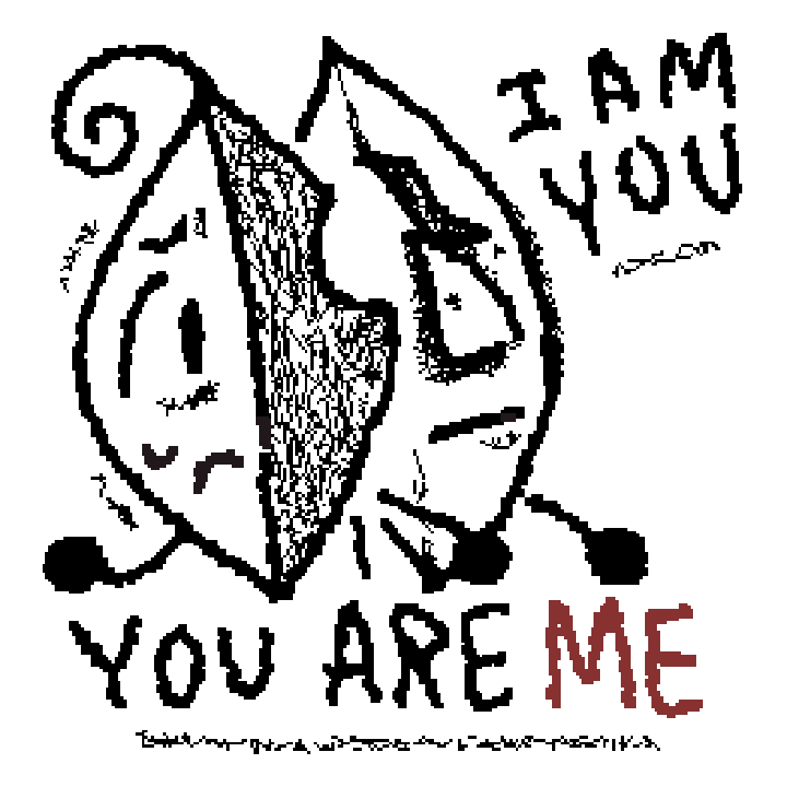 leafy and evil leafy :3
