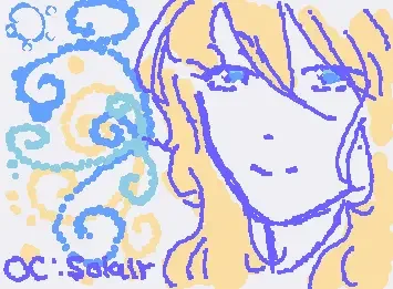 My OC named Solair