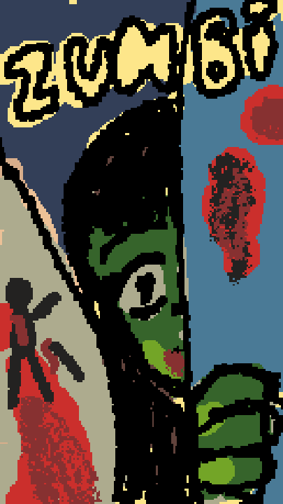 zumbi atrás da porta