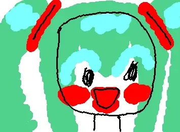 Miku did her make up!