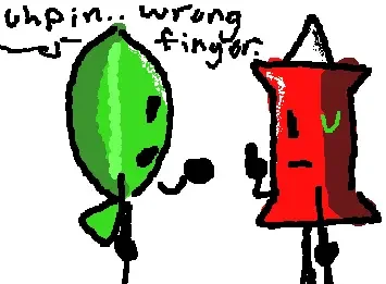 "uh pin... wrong finger."