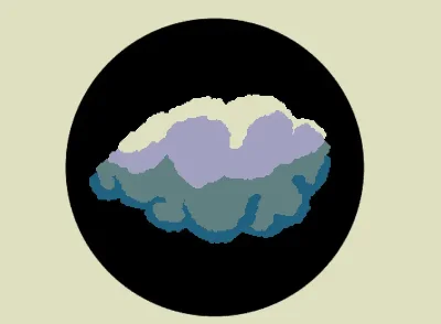 Dark gray cloud