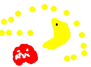 pac-man and blinky