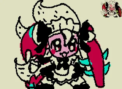 Pitaya dragon coochie in a maid dress