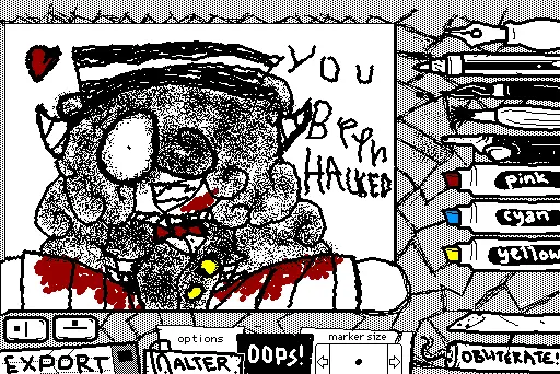 uh oh NIGHTMARIC HACKED my computer  !!
