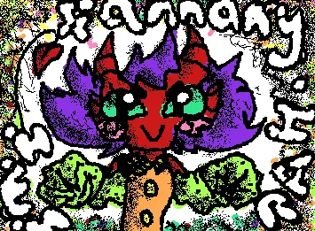 Fannany in WiggleyPaint