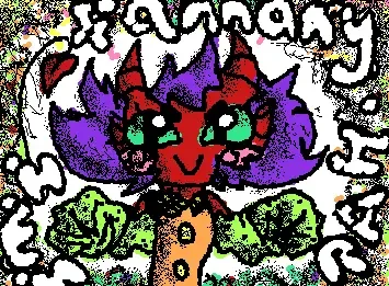 Fannany in WiggleyPaint
