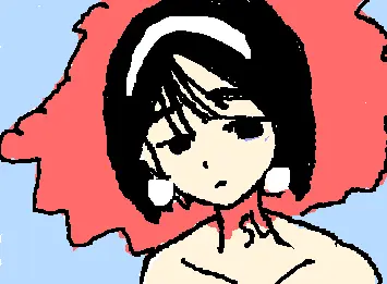 I gently smile at her…..