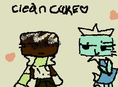 CLEANED CAKE HEHEHEHE *i dont ship but i support ^^*