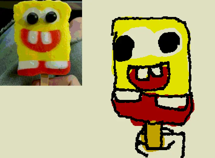 SpongeBob popsicle