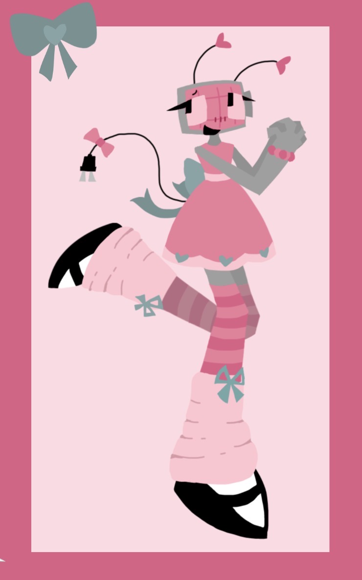 Lacy but colorful