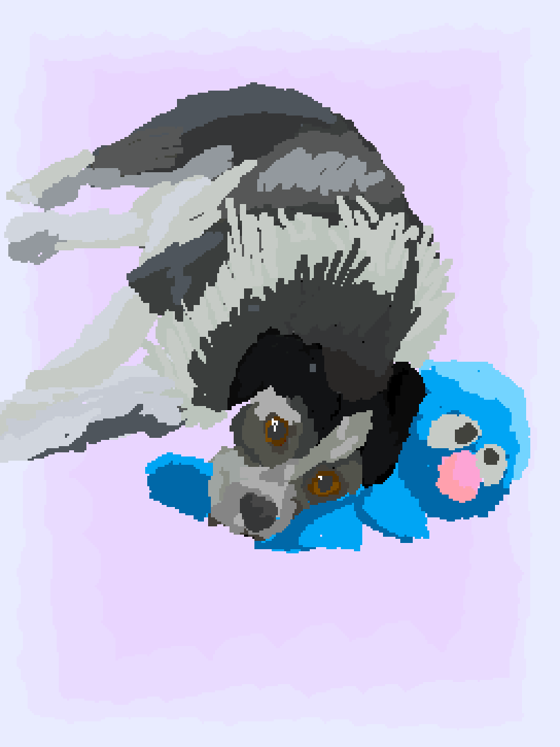 Snug as a pup on a rug