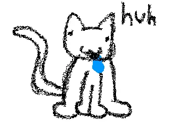 drool cat